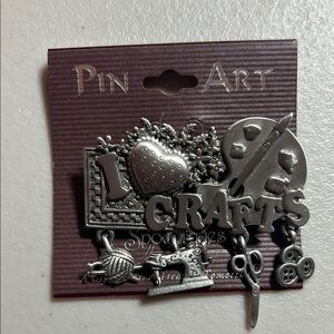 Spoontiques pewter pin